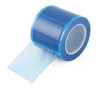 Disposable Toilet Seat Covers for Travel Hotel, Multi-Pack Blue Barrier | Film Waterproof Non-slip Toilet Seat Protector, Portable 133 Pcs/Roll, Pink/Blue Public Bathroom(Blue,3PC)