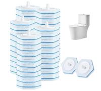 Disposable Toilet Wand Refills, 20PCS Replaceable Toilet Brush Heads, Hygienic Disposable Cleaning Pads for Bathroom Cleaning Essentials, Convenient Toilet Scrubber Refills for Home Use