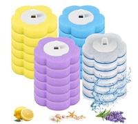 Disposable Toilet Wand Refills 24PCS Toilet Brush Replacement Head Toilet Brush Refills Replacement Wand Pads for Toilet Bowl Home Bathroom Kitchen Deep Cleaning No Brush (24 Brush Head)