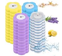 Disposable Toilet Wand Refills 48PCS Toilet Brush Replacement Head Toilet Brush Refills Replacement Wand Pads for Toilet Bowl Home Bathroom Kitchen Deep Cleaning No Brush (48 Brush Head)