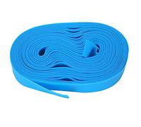 Disposable Tourniquet, 1 Roll Elastic Flat Hemostatic Tourniquet with 50 Strips, Latex Free TPE First Aid Kits Blue Tourniquet for Emergency Nurses(blue)