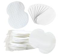 Disposable Underarm Sweat Pads for Women & Men, 100 PCS Invisible Armpit Sweat Guards & Stain Prevention Shields, Unscented Sweat Absorbing Adhesive Pads for Clothing, Dress, Shirts