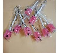 Disposable Unflavored Oral Mouth Cleaning Care Sponge Swabs， 50 Count (Red)