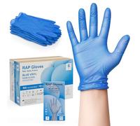 Disposable Vinyl Gloves Blue Size Small 1000 Pack for Food Prep and Labs | Latex and powder free, non sterile, smooth ambidextrous fit, suited to workshops, sanitation, catering and hygiene work