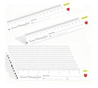 Disposable Wound Measurement Tools Tapes - 100 Double Sided Wound Measurement Rulers for Nursing Clinical Use & Medical Body Measure for Baby Tapes & Supplies, Home Care Pressure Sore Measuring Ruler