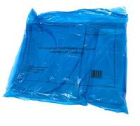 Disposables Polythene Aprons Blue Flat Pack 100 - Discounted Cleaning Supplies