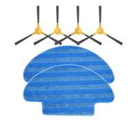 DispRA Compatible With IKOHS Netbot S12 / Haier T550W / T560H / DEXP MMB-300 Spin Edge Side Brush Mop Cloths Rag Vacuum Cleaner Spare Part(Set H)
