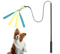 DISPRA Dog Flirt - Adjustable Dog Throwing Post with Tug Toy | Interactive Flirt Pole for Dog Exercise, Fun Trainer for Small, Medium and Large