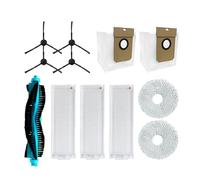 DispRA Replacement Compatible With Cecotec Conga 11090 Spin Revolution Vacuum Cleaner Accessories Roller Side Brush Hepa Filter Mop Cloth Dust Bags(Set13)