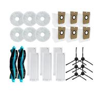 DispRA Replacement Compatible With Cecotec Conga 11090 Spin Revolution Vacuum Cleaner Accessories Roller Side Brush Hepa Filter Mop Cloth Dust Bags(Set16)