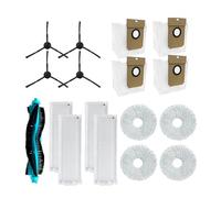 DispRA Replacement Compatible With Cecotec Conga 11090 Spin Revolution Vacuum Cleaner Accessories Roller Side Brush Hepa Filter Mop Cloth Dust Bags(Set14)