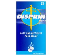 Disprin Aspirin Soluble Tablets for Pain Relief 32 Tablets