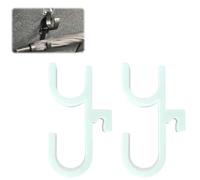 DISRIC Car Umbr/Ella Ho/ok,Universal Ca/r Trunk Umbrella Hooks,No Drilling,Stable Installation,C/ar Umbrellas Holder,Car Umbr/Ella Holder Clip Ho/ok,Trunk Umb/Rella Hook(White,Double H/OOK)