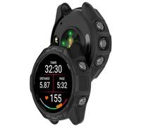Disscool Case Cover Compatible with Garmin Forerunner 570 47mm Protector Covers, Soft Anti Drop TPU Replacement Protective Cases Smart Watch Accessories(Black)