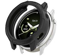 Disscool Case Cover Compatible with Garmin Venu4 41mm Protector Covers, Soft Anti Drop TPU Replacement Protective Cases Smart Watch Accessories(Black)