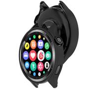 Disscool Case Cover Compatible with Xiaomi Watch S4 Smartwatch Soft Anti Drop PC Replacement Protective Cases Shell Smart Watch Accessories(Black)