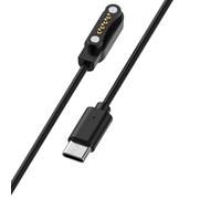 Disscool Compatible with Plaud Note AI Recorder Charging Cable Durable USB-C Magnetic Attraction Charger Cables Dock Voice Recording Pen Accessories (Black)