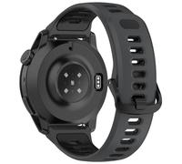 Disscool Replacement Adjustable Wristbands Compatible with COROS PACE 4/PACE 3/APEX 2 Pro/APEX 46mm Soft Silicone Wrist with Quick Release Strap Smart Watch Accessories(Carbon Black)
