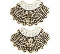 Dissent Brooches Pins Ruth Bader Ginsburg Feminist Pin Rbg Dissent Lapel Pin Female Justice Brooches Pin for Women