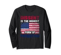 Dissent Is The Highest Form of Patriotism American Long Sleeve T-Shirt