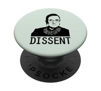 DISSENT RUTH BADER GINSBURG RBG Feminist Icon Memes PopSockets Adhesive PopGrip