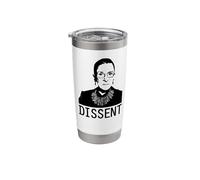 Dissent Ruth Bader Ginsburg RBG Feminist Icon Memes Stainless Steel Insulated Tumbler