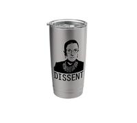 Dissent Ruth Bader Ginsburg RBG Feminist Icon Memes Stainless Steel Insulated Tumbler