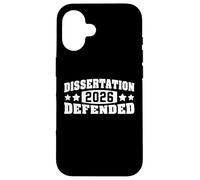 Dissertation Defended 2026 PhD EdD Doctorate Graduation 2026 Case for iPhone 16