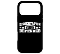 Dissertation Defended 2026 PhD EdD Doctorate Graduation 2026 Case for iPhone 17 Pro Max