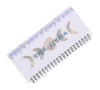 Dissertation Notebook Planner, White Paper Coil Bound Academic
