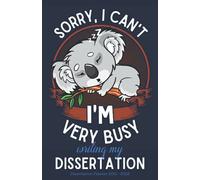 Dissertation Planner 2021 - 2022: Theses Diary For Undergraduate / Masters Degree Students Assignments with Koala Bear Cover