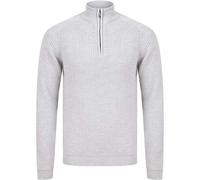 Dissident Men's Asteroid Wool Blend Funnel Neck Quarter Zip Jumper