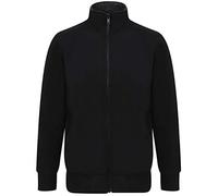 Dissident Men's Percy Zip Through Fleece Lined Jacket Top - Jet Black - XXL
