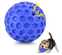 DISSKNIC Tough Squeaky Dog Balls - Interactive Puppy Toys for Small Dogs, Teething & Relax, Outdoor & Indoor Use