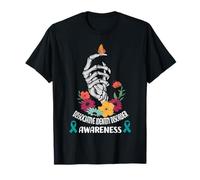 Dissociative Identity Disorder DID Halloween Skeleton Hand T-Shirt