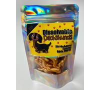 Dissolvable Dachshunds - 15 x Sausage Dog Shaped Bath Pearls, Strawberry Scented. Sausage Dog Themed Gifts
