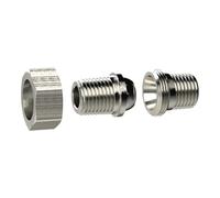 Dissolved. Double threaded nipple con. Sealing R 1/2 a., R 1/2 a. SW 27, SW1: 12, MS vern. Working pressure max. 25 bar operating temp. Max. 150°C