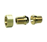 Dissolved. Double threaded nipple con. Sealing, R 1/2 a., R 1/2 a., SW 27, SW1: 12, MS, working pressure max. 25 bar, operating temp. Max. 150°C