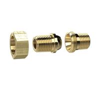 Dissolved. Double threaded nipple, con. Sealing, R 1/8 a, R 1/8 a, SW 15, SW1 5, MS, working pressure max. 25 bar, operating temp. Max. 150°C