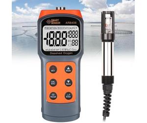 Dissolved Oxygen Detector, Water Quality Tester with LCD Display, Measurement Range 0.0-30.0 mg/L, Automatic Shutdown for Aquaculture and Fish Ponds
