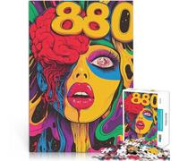Dissolving Art Woman1000 Pieces Puzzles for teenagers for Educational Game Challenge Toy Enhance love between couples 38x26cm