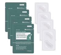 Dissolving Microneedle Eye Patches, 4 Pack Eyes Patches That Can Remove Dark Circles, Deeply Moisturizing Eye Patch For Women, Hyaluronic Acid Eyes Patch For Women Men Personal Travel