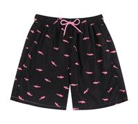 Dissolving Swim Trunks Prank Stuff Funny Shorts Gag Gifts for Brother Boyfriend Bachelor Beach Party in The Swimming Pool, Black Shark, XXL