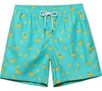 Dissolving Swim Trunks Prank Stuff Funny Shorts Gag Gifts for Brother Boyfriend Bachelor Beach Party in The Swimming Pool, Blue Banana, M