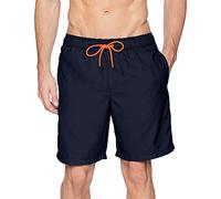 Dissolving Swim Trunks Solid Color Waterproof Board Shorts Men's Swim Shorts Boys Beach Shorts Black Blue Red Board Shorts Swimwear Surf Shorts Gifts for Men Sale