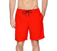 Dissolving Swim Trunks Solid Color Waterproof Board Shorts Men's Swim Shorts Boys Beach Shorts Black Blue Red Board Shorts Swimwear Surf Shorts Gifts for Men Sale