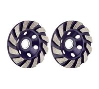 dissot 2 x 100 mm Diamond Grinding Disc Shape Bowl Grinding Cup Concrete Stone Ceramic Cutting Disc Electric Tool