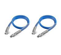 dissot 2 x Extension Hose for Paints, Without Air, 4 Feet, Pressure Spray Hose for Printing Ink, 3/16, Pipe for Wall Paint, 3000 PSI