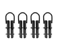 dissot 4X Clamp,Rope Climb Workout Rig Attachment Hook for 1.5Inch Rope Clasp Fitness Equipment Strength Training