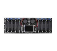 dissot 8-Channel 18650 Lithium Battery Capacity Tester Module MAh MWh Digital Battery Power Detector Module Type-C